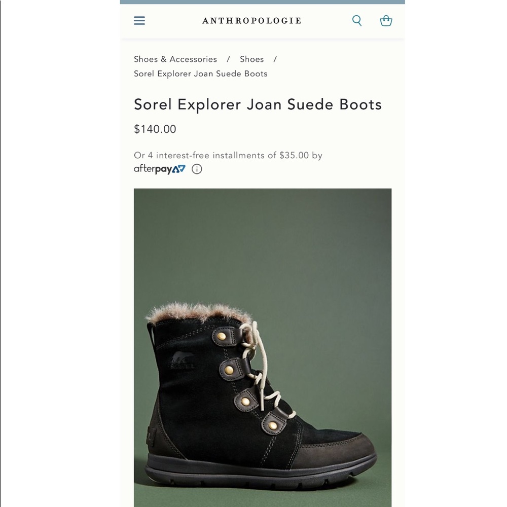 ‼️LAST PAIR‼️Sorel Whitney Suede Snow Boot - Picture 5 of 8
